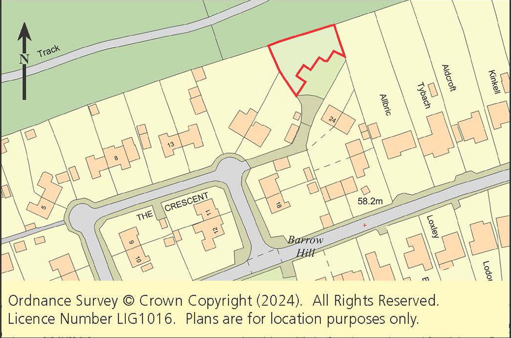 Lot: 16 - BUILDING PLOT WITH CONSENT FOR A THREE-BEDROOM BUNGALOW -